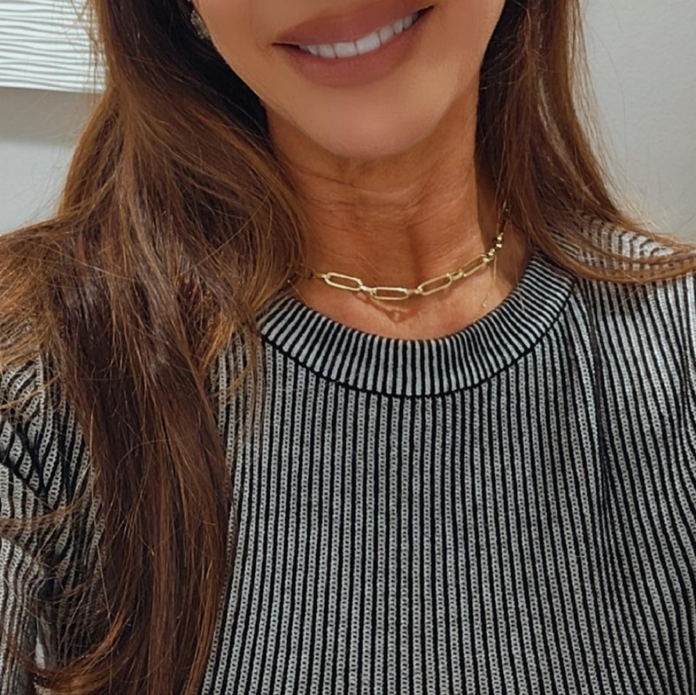 DKNY striped top (see matching skirt)
